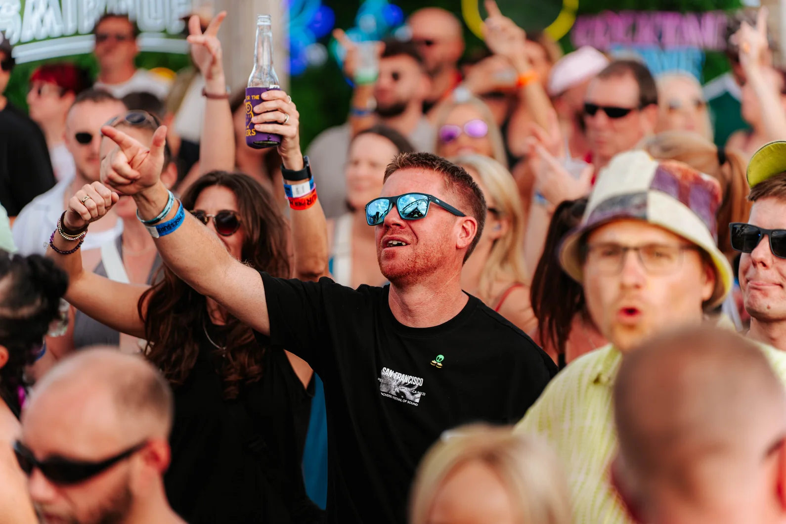 Jethro Watson behind the decks on Bournemouth Pier